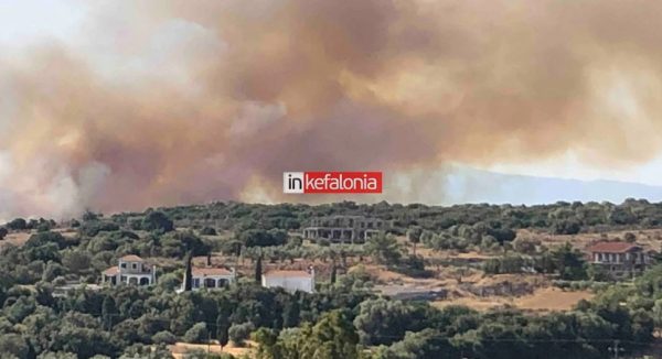 Δύο φωτιές στην Κεφαλονιά – Ήχησε το 112