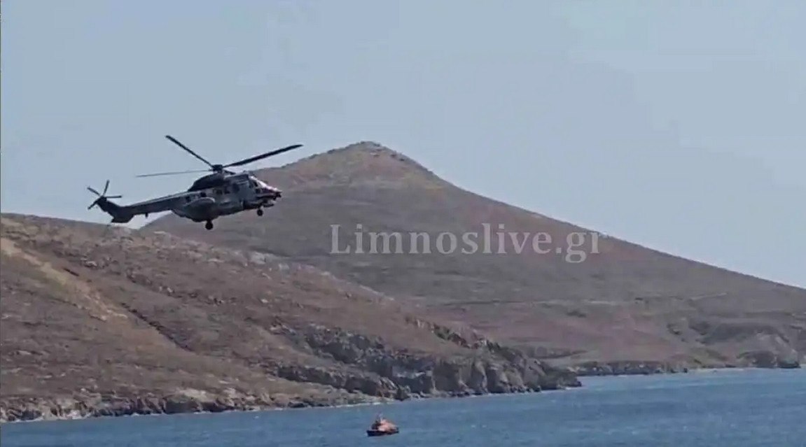 Λήμνος: Διάσωση θρίλερ στο Πλατύ – Δύο παιδιά παρασύρθηκαν με SUP και σώθηκαν από Super Puma και Λιμενικό