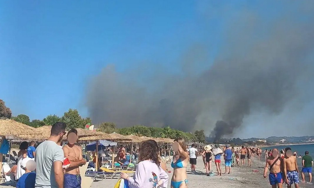 Πυρκαγιά στην Πρέβεζα στην Καστροσυκιά και νέα αναζωπύρωση στη Βρυσούλα