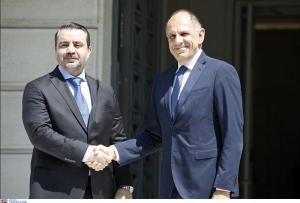 Συνάντηση Γεραπετρίτη με τον Σύρο ομόλογό του