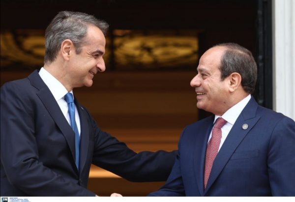 Τηλεφωνική επικοινωνία Μητσοτάκη - Σίσι για τη Γάζα