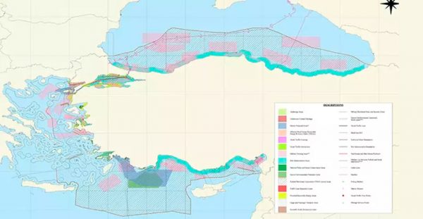 Τουρκία: Ανακοίνωσε θαλάσσια πάρκα σε Αιγαίο και Ανατολική Μεσόγειο – Απέκλεισε το Καστελόριζο, δείτε χάρτες