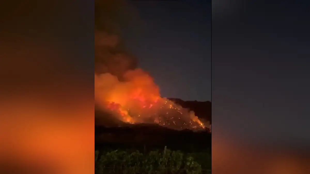 Ιταλία: Μεγάλη πυρκαγιά στον Βεζούβιο – Καίγεται Εθνικό Πάρκο