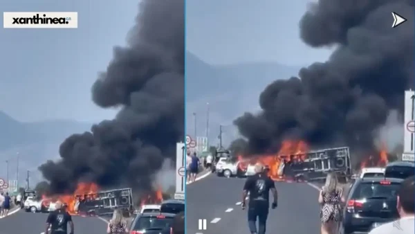 Εγνατία Οδός: Εκτός κινδύνου και φρουρούμενος νοσηλεύεται ο οδηγός φορτηγού που προκάλεσε το τροχαίο με τους 3 νεκρούς