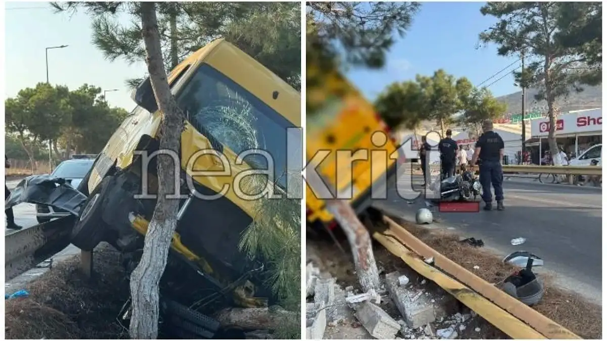 Τροχαίο στη Χερσόνησο με νεκρό τουρίστα που διέσχιζε τον δρόμο – Καρέ καρέ η τραγωδία