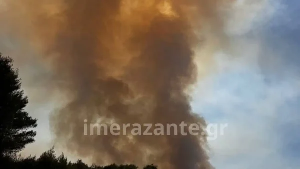 Ζάκυνθος: Αναζωπύρωση και μάχη με τις φλόγες για δεύτερη