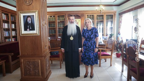 Η νέα Γραμματέας  της Αποκεντρωμένης Διοίκησης Θεσσαλίας–Στερεάς Ελλάδας στην Ιερά Μητρόπολη Φθιώτιδος