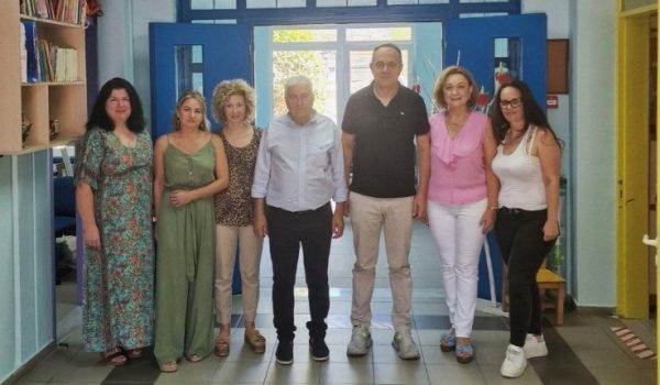 Στο 31ο Νηπιαγωγείο ο Πανουργιάς Παπαϊωάννου - Ολοκληρώθηκαν οι εργασίες για την επέκταση του κεντρικού λειτουργικού του χώρου