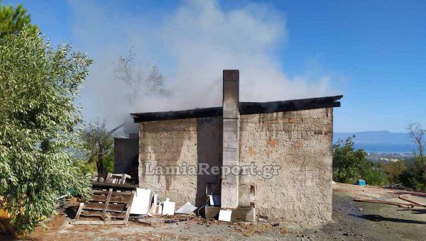 Λαμπάδιασε αποθήκη με μελίσσια στη Λοκρίδα - Στο χώρο υπήρχε και φιάλη υγραερίου (ΦΩΤΟ)