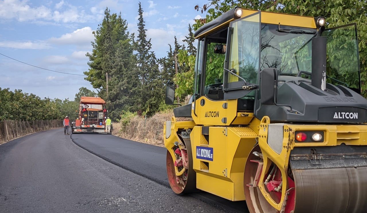 Νέο έργο ασφαλτοστρώσεων σε περιοχές του Δήμου Αγράφων