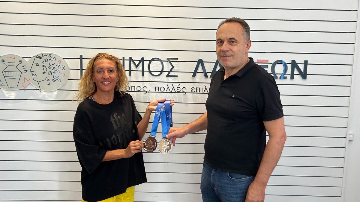 Την πρωταθλήτρια Γεωργία Χατζηγεωργίου υποδέχτηκε στο γραφείο του ο Δήμαρχος Πανουργιάς Παπαϊωάννου