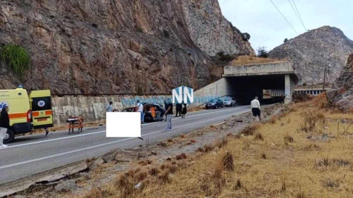 Φοβερό τροχαίο στις σήραγγες στην εθνική οδό Ιτέας - Αντιρρίου