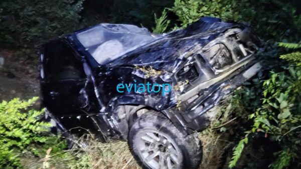 Βουτιά θανάτου σε γκρεμό στη Βόρεια Εύβοια - Ένας νεκρός και ένας σοβαρά τραυματίας