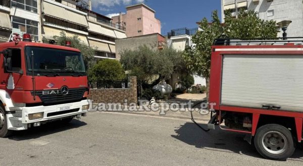 Πυρκαγιά σε διαμέρισμα στη νότια πλευρά της Λαμίας - Δείτε εικόνες