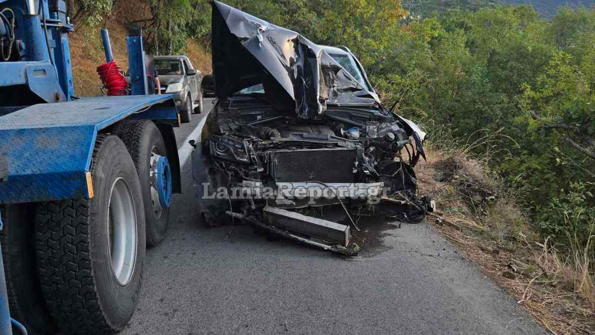 Φθιώτιδα: Αγρατζούνιστη βγήκε η οδηγός από αυτό το αυτοκίνητο που έπεσε σε χαράδρα - Δείτε εικόνες