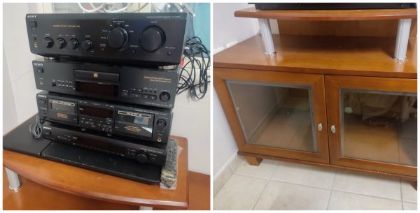 Πωλούνται έπιπλα μασίφ και ηλεκτρικές συσκευές σε άριστη κατάσταση