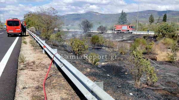 Φθιώτιδα: Έπεσε πρόστιμο για την πυρκαγιά δίπλα στην εθνική οδό στο ύψος της Αγίας Μαρίνας