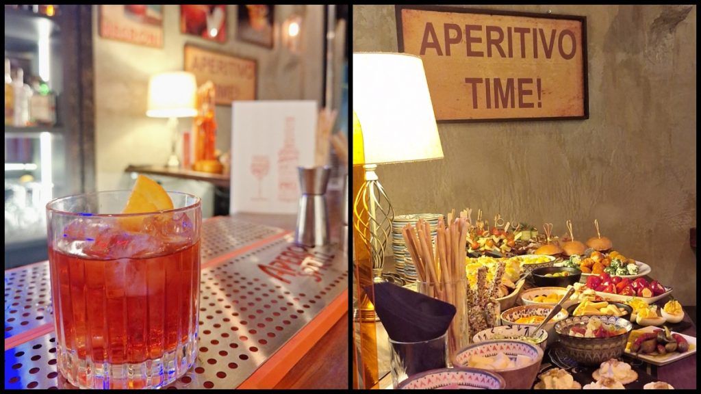 Βραδιά Aperitivo με Hugo Spritz και Campari Boulevardier την Πέμπτη στο Exi Bistro Café