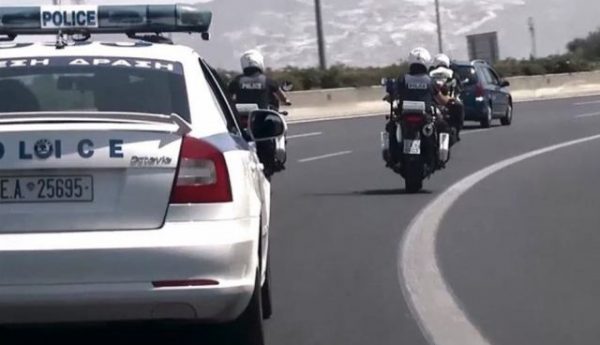 Φθιώτιδα: Κινηματογραφική καταδίωξη μηχανής σε όλο το μήκος της εθνικής οδού