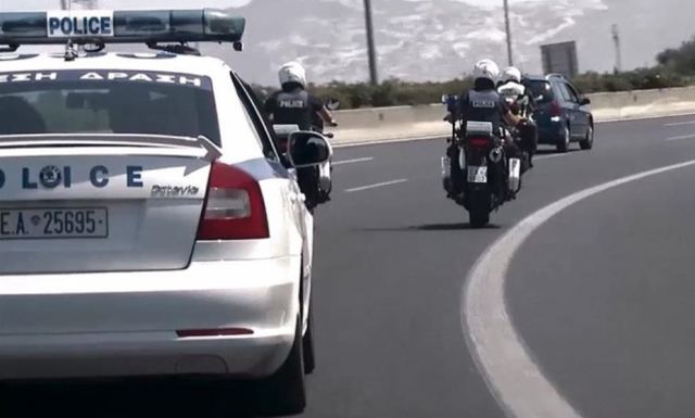 Φθιώτιδα: Κινηματογραφική καταδίωξη μηχανής σε όλο το μήκος της εθνικής οδού