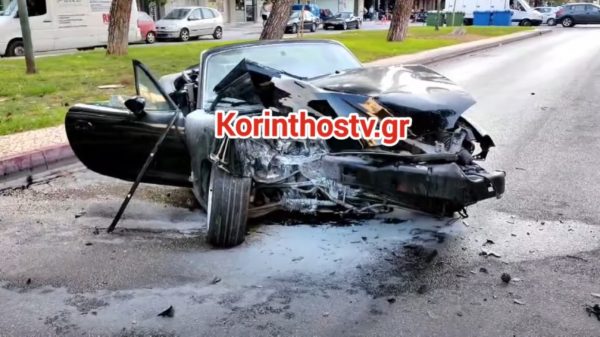 Κόρινθος: Δύο τραυματίες από σοβαρό τροχαίο ατύχημα