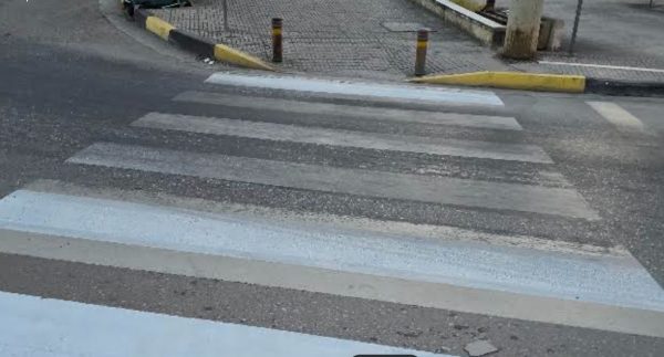 Εργασίες διαγράμμισης διαβάσεων πεζών - Τμηματική διακοπή κυκλοφορίας