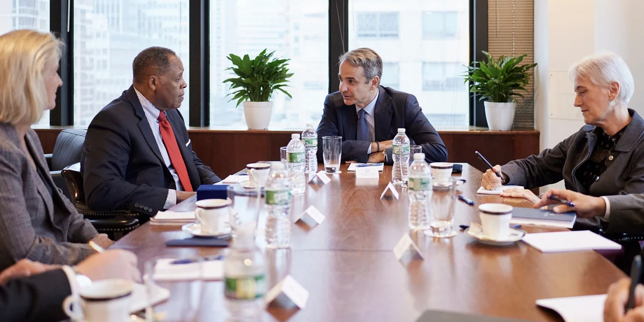 Ο Μητσοτάκης είδε τον πρόεδρο της Lockheed Martin -«Επιβεβαιώθηκε η ομαλή πρόοδος» στα προγράμματα F16 και F35