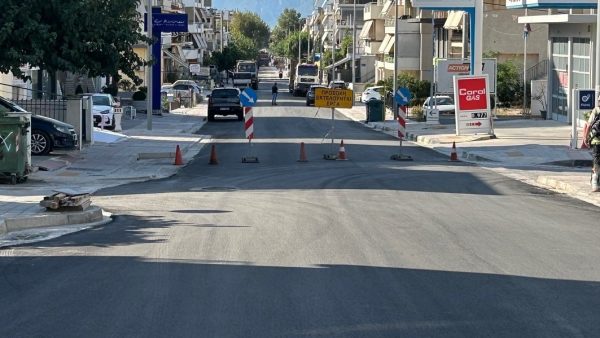 Λαμία: Τμηματική διακοπή της οδού Αθηνών και σήμερα Δευτέρα