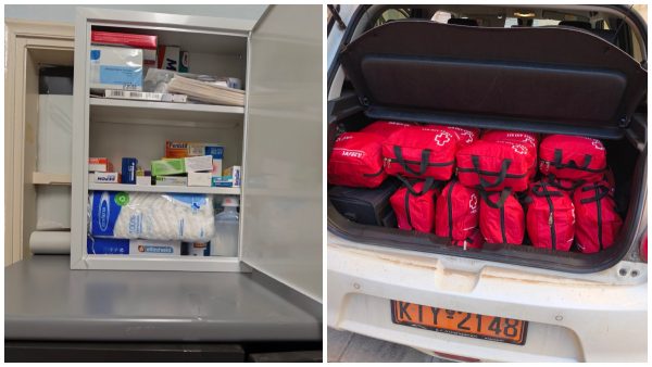 Τοποθέτηση κουτιών πρώτων βοηθειών στα δημοτικά καταστήματα και στα υπηρεσιακά αυτοκίνητα του Δήμου Λοκρών