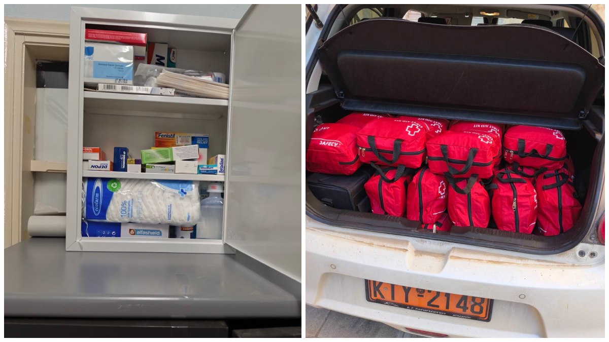 Τοποθέτηση κουτιών πρώτων βοηθειών στα δημοτικά καταστήματα και στα υπηρεσιακά αυτοκίνητα του Δήμου Λοκρών