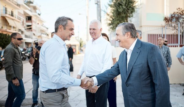 Στο Ωνάσειο Σχολείο Περιστερίου ο Κυριάκος Μητσοτάκης: «Συνεχίζουμε να επενδύουμε στη δημόσια παιδεία»