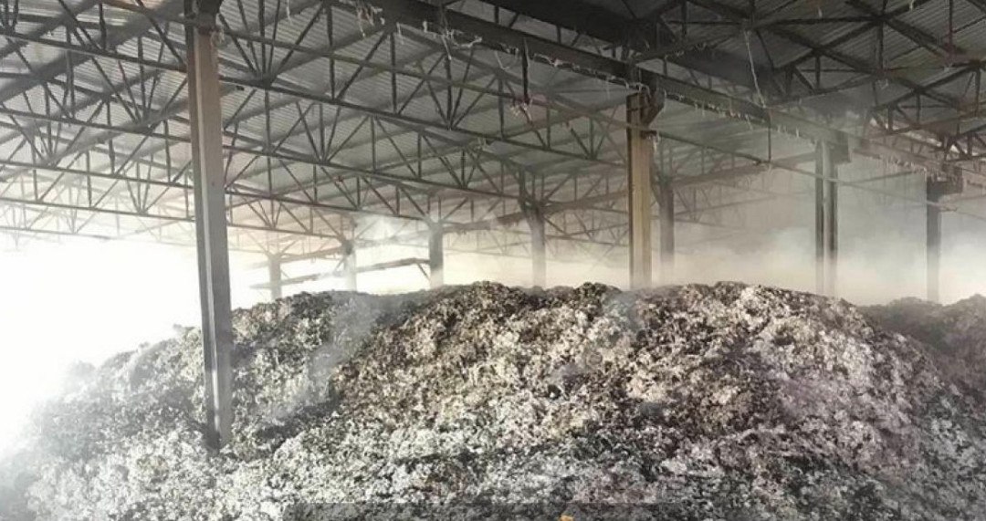 Μεγάλη καταστροφή: Κάηκαν 70 τόνοι βαμβάκι!