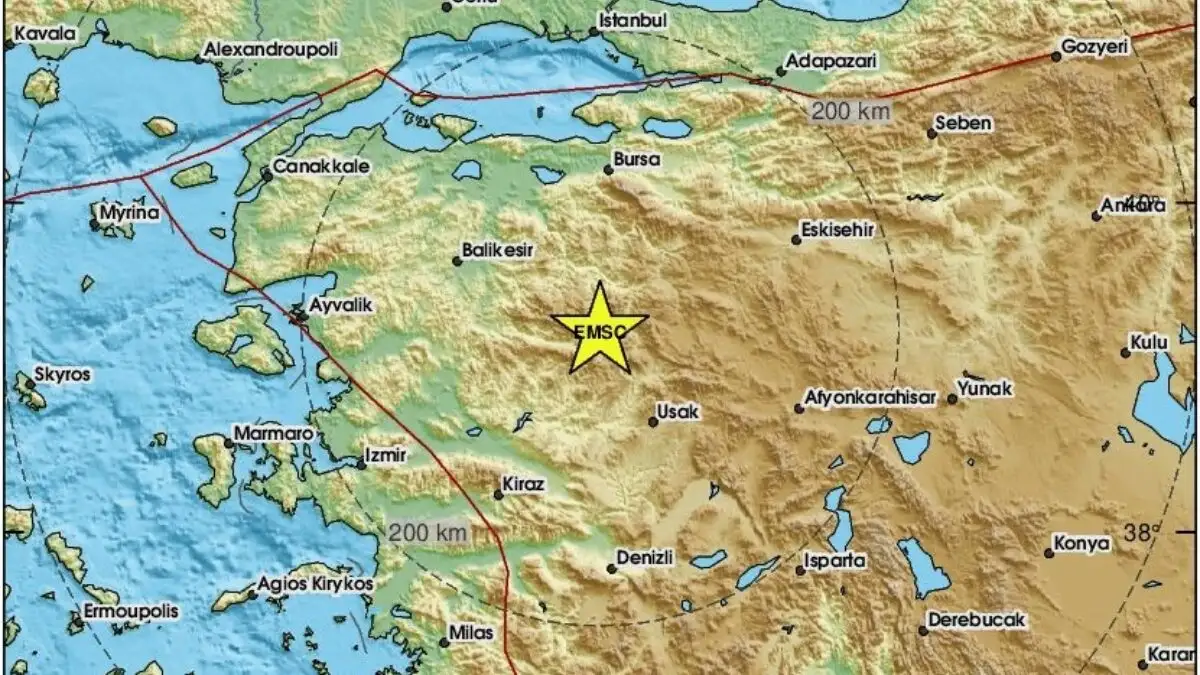 Ισχυρός σεισμός στην Τουρκία 5,4 Ρίχτερ – Έγινε αισθητός σε Σμύρνη, Προύσα και Κωνσταντινούπολη
