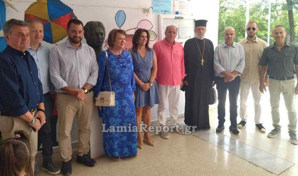 Στο Δημοτικό Σχολείο του Αγ. Γεωργίου Τυμφρηστού και στο Μουσικό Σχολείο Λαμίας ο Περιφερειάρχης Στερεάς