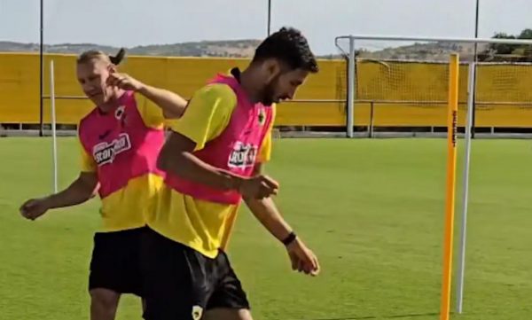 ΑΕΚ: Ο Μάρκο Ντρούγιτς έκανε την πρώτη του προπόνηση στους «κιτρινόμαυρους»