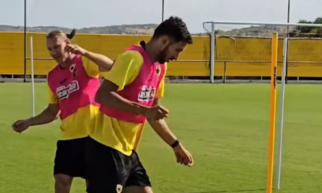 ΑΕΚ: Ο Μάρκο Ντρούγιτς έκανε την πρώτη του προπόνηση στους «κιτρινόμαυρους»