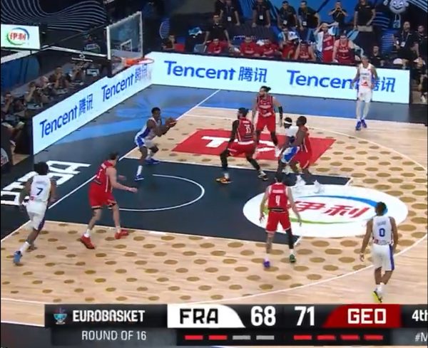 Η Γεωργία κέρδισε 80-70 την Γαλλία και προκρίθηκε πανηγυρικά στα προημιτελικά 