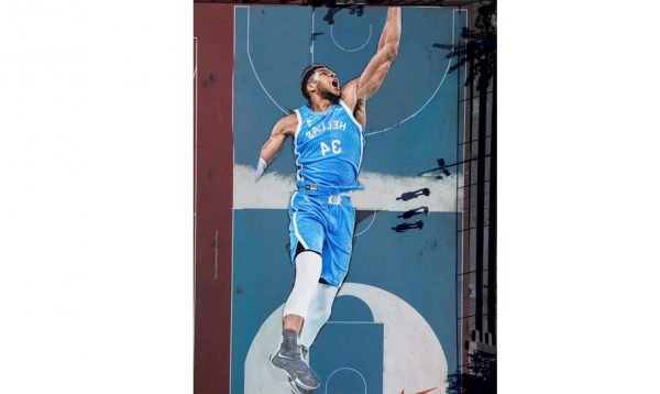 Το νέο graffiti του Γιάννη Αντετοκούμπο στα Σεπόλια Up'ο ψηλά - ΒΙΝΤΕΟ