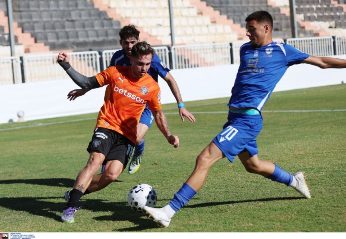 Ο ΟΦΗ 3-0 την Καβάλα που έπαιξε με 9 παίκτες στο δεύτερο μέρος