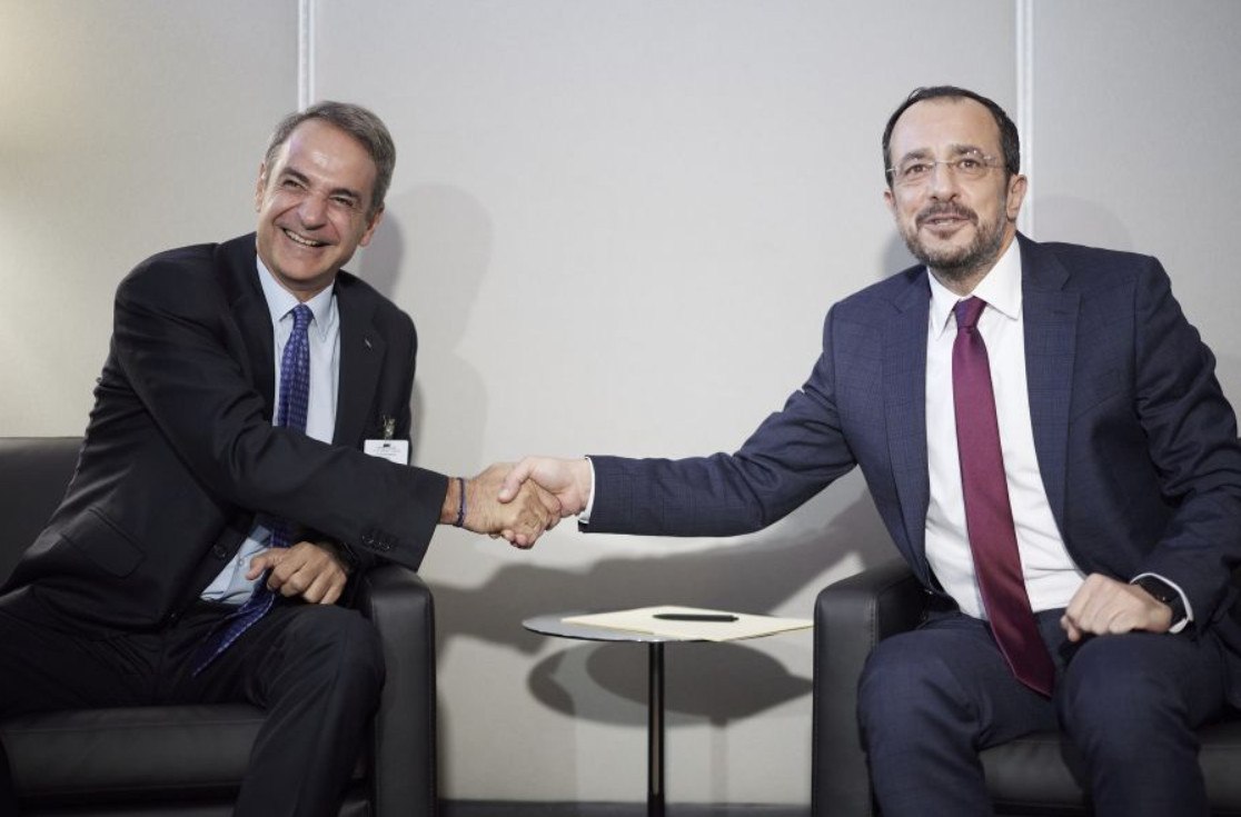 Συνάντηση Μητσοτάκη - Χριστοδουλίδη στη Νέα Υόρκη: Ελλάδα και Κύπρος είναι απολύτως προσηλωμένες στην υλοποίηση της ηλεκτρικής διασύνδεσης