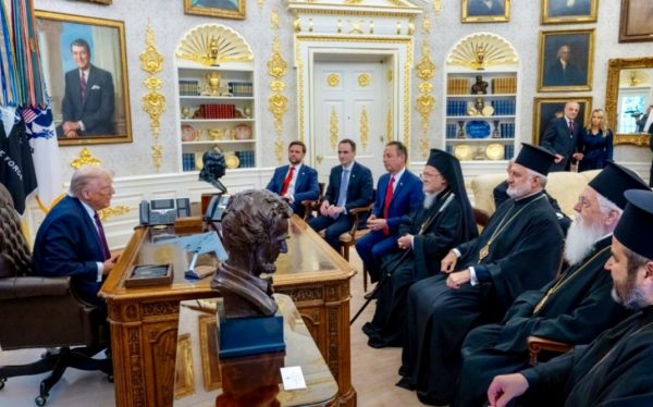 Αρχιεπίσκοπος Ελπιδοφόρος: Είμαι βαθιά ευγνώμων στον Πρόεδρο Τραμπ για το θέμα της Θεολογικής Σχολής της Χάλκης