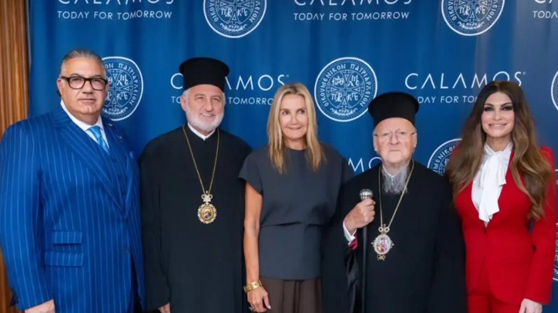 Μαρέβα Γκραμπόφσκι: Η ανάρτησή της με την Κίμπερλι Γκιλφόιλ και τον Οικουμενικό Πατριάρχη Βαρθολομαίο