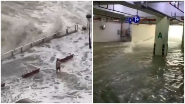 Ο τυφώνας Ραγκάσα σαρώνει την Κίνα: Εικόνες καταστροφής στο Χονγκ Κονγκ, τεράστιες πλημμύρες σε πολλές πόλεις