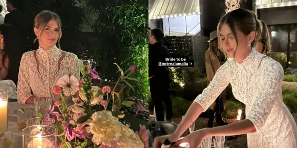 Το πάρτι της Αμαλίας Κωστοπούλου μετά τον γάμο στο Τέξας: Το ρομαντικό πρώτο «νυφικό» Έλληνα σχεδιαστή