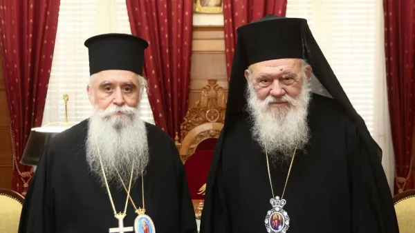 Ο αρχιεπίσκοπος Ιερώνυμος συναντήθηκε με τον αρχιεπίσκοπο Σινά Συμεών – «Έγιναν καλά βήματα»