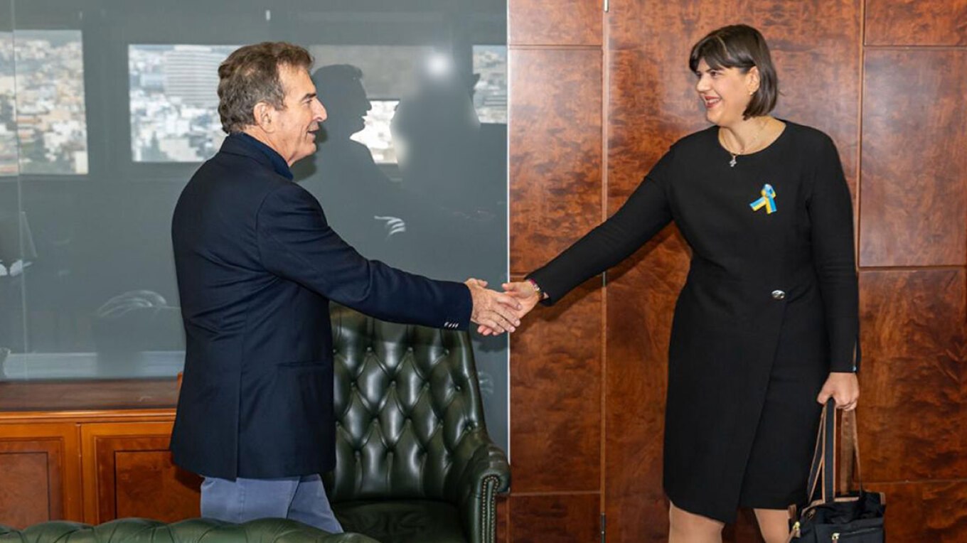 Συνάντηση Χρυσοχοΐδη - Κοβέσι: Επιβεβαιώθηκε η στενή συνεργασία της ΕΛ.ΑΣ με την Ευρωπαϊκή Εισαγγελία