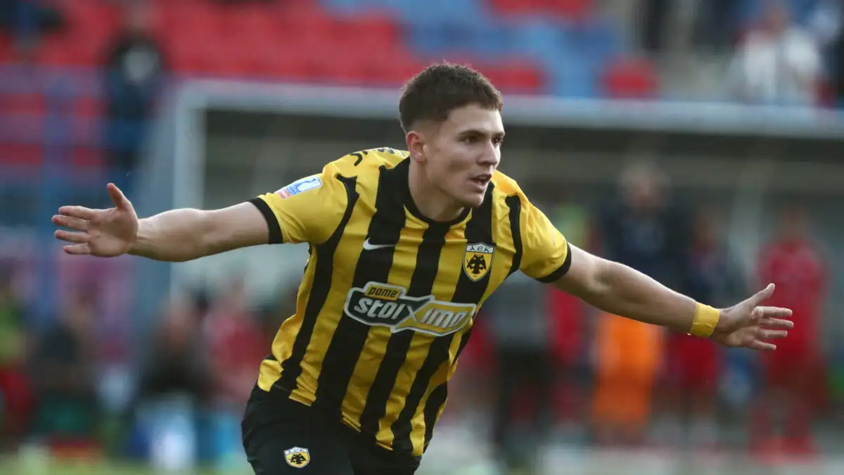 Το γκολ του Καλοσκάμη που έδωσε τη νίκη στην ΑΕΚ κόντρα στην Ηλιούπολη στο Κύπελλο Ελλάδας Betsson