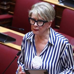 Ακρίτα: "Δεν με ψηφίζει η ΝΔ για αντιπρόεδρο της Βουλής, αισθάνομαι δικαιωμένη για αυτό το παράσημο"