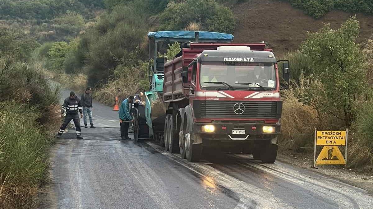 Αποκαταστάσεις βλαβών στην Επαρχιακή Οδό Λιανοκλάδι – Μοσχοκαρυά – Άγιος Στέφανος
