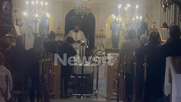 Λάρισα: Συγκίνηση στην κηδεία του 53χρονου που πέθανε σε σπήλαιο ενώ έψαχνε λίρες